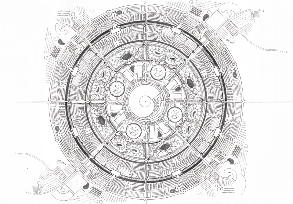 Master plan of Venus Arantas - the new planned city in Peru by The Venus Project